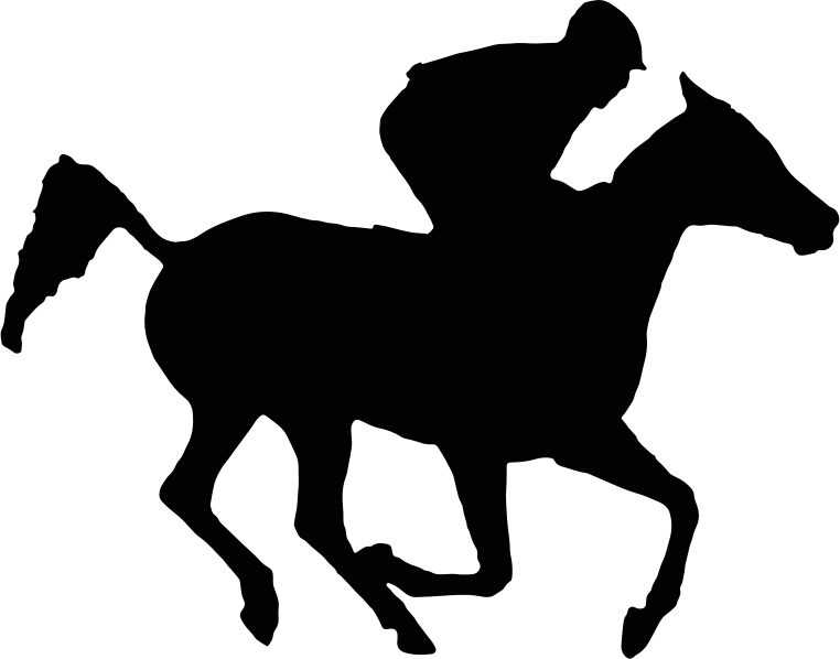 Arabian Racehorse Silhouette
