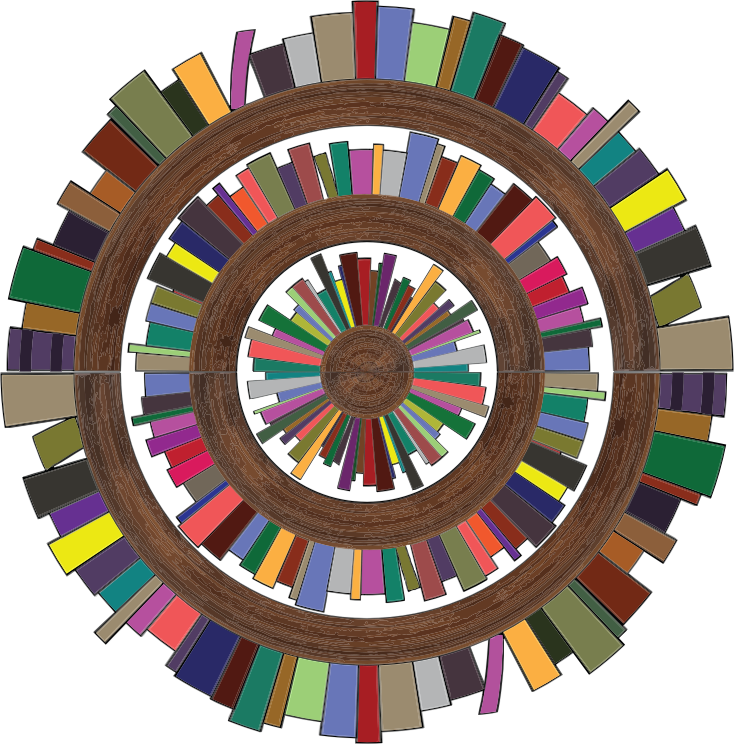 Radial Bookshelves 2