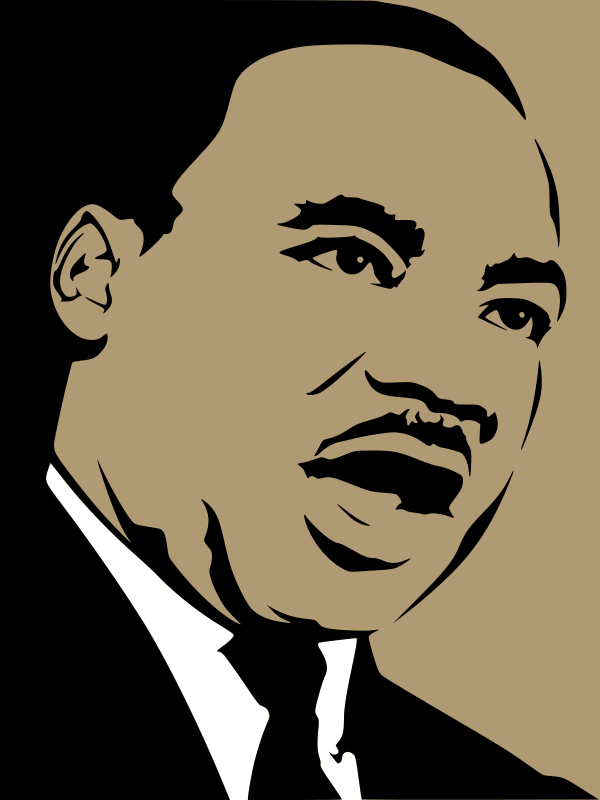 martin luther king stencil