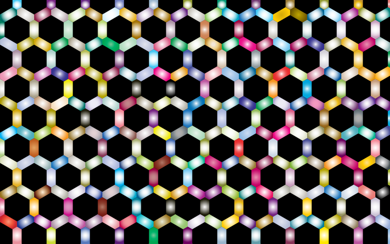 Prismatic Hexagonal Geometric Pattern 2