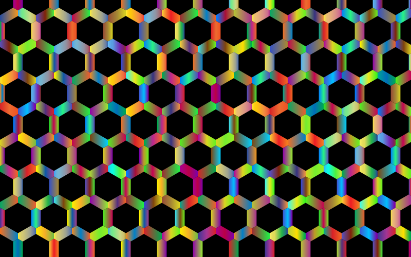 Prismatic Hexagonal Geometric Pattern 3