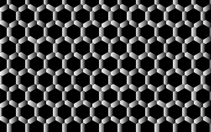 Prismatic Hexagonal Geometric Pattern 4