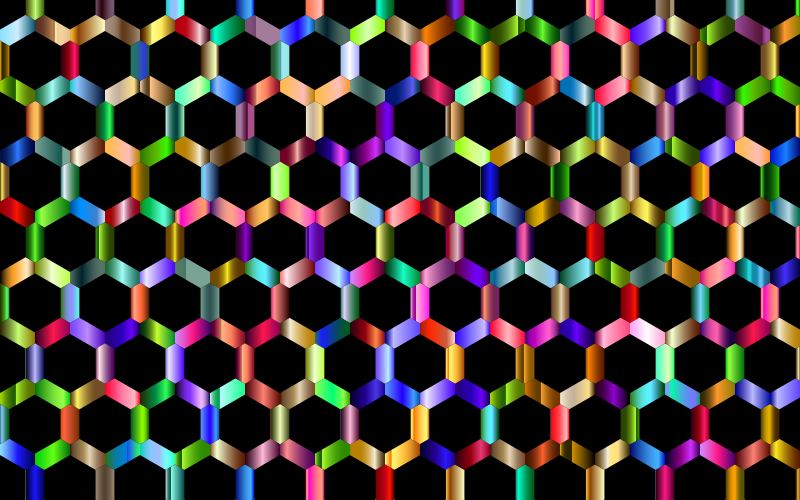 Prismatic Hexagonal Geometric Pattern 5