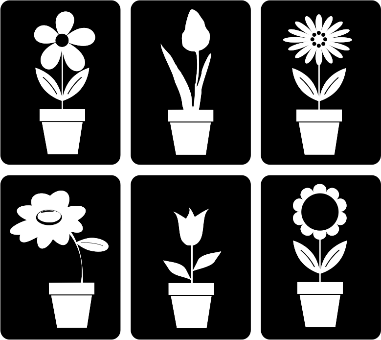 Potted Flowers Icons