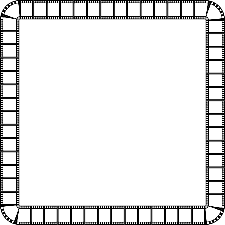 Film Strip Square Frame