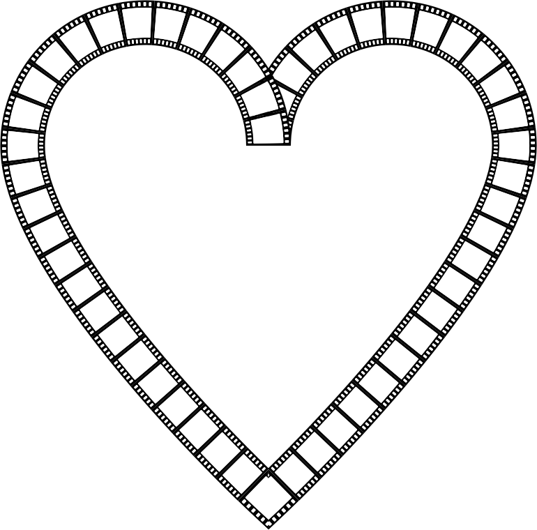 Film Strip Heart