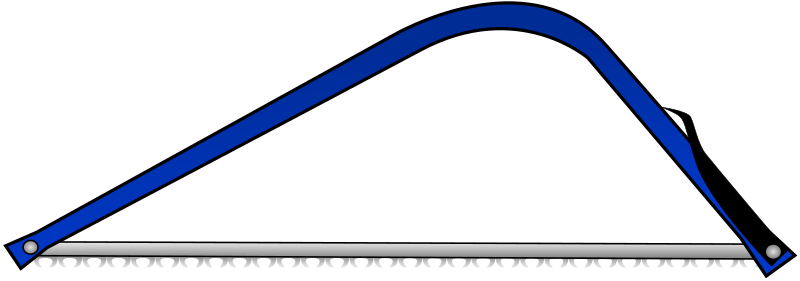 Bowsaw right angled