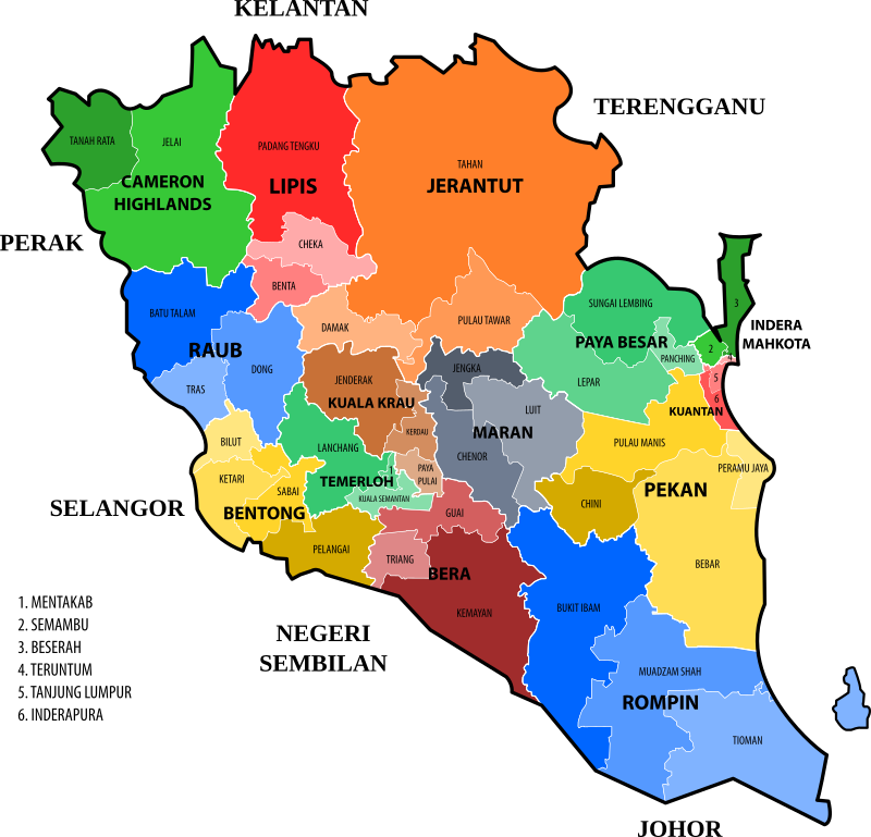 Pahang new electoral map