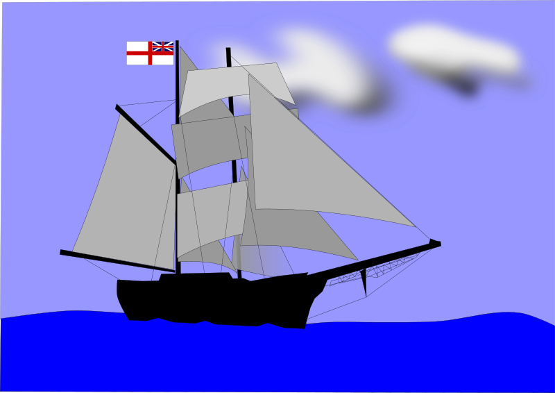 Tall Ship - Openclipart