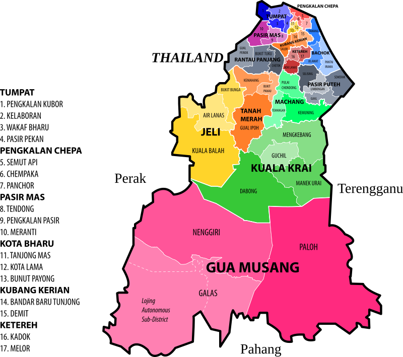 Kelantan new electoral map