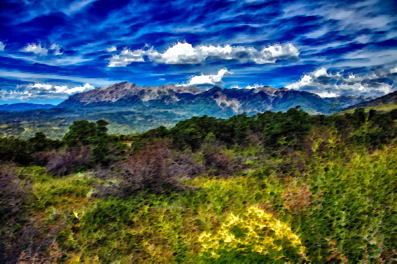 Surreal Colorado Landscape