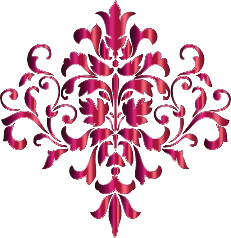 Festive Damask Design 2 No Background