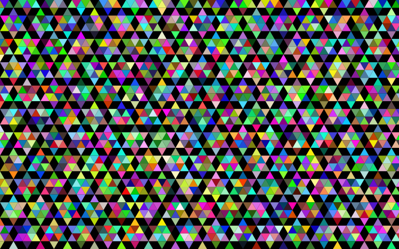 Prismatic Geometric Pattern With Background