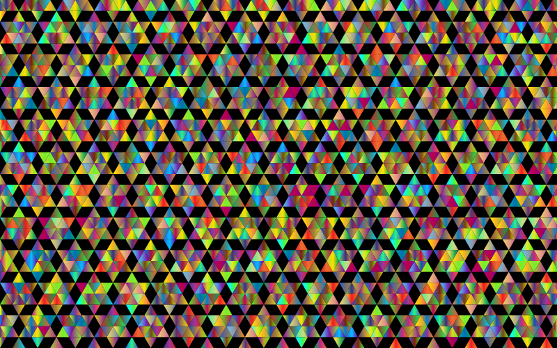 Prismatic Geometric Pattern Variation 2 With Background