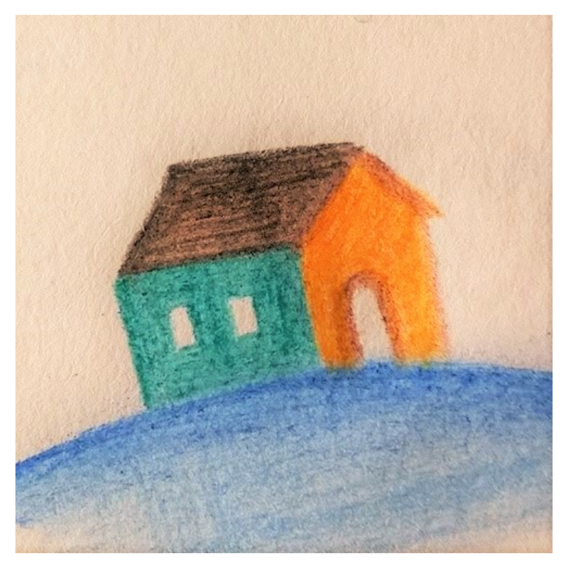 Painted Small Home (untraced) 