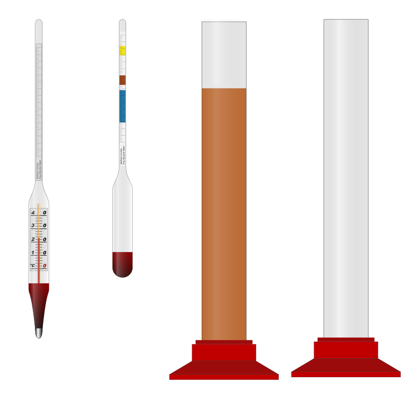 Homebrewing Hydrometers and Cylinders