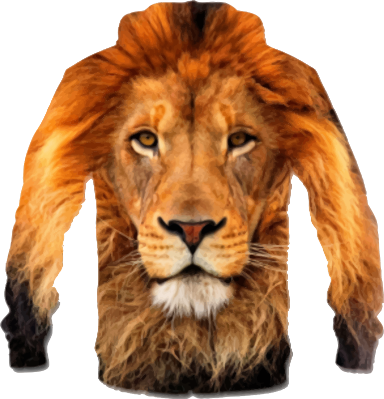 Akramly's lion T-shirt vectorized