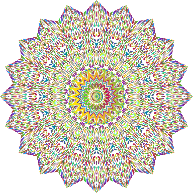 Psychedelic Mandala No Background