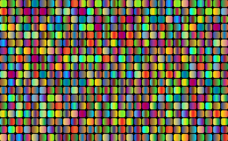 Prismatic Rounded Squares Grid 3