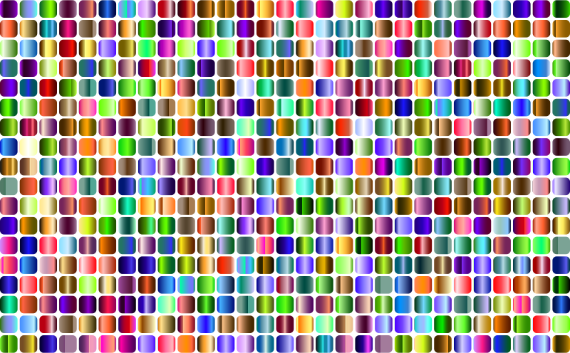 Prismatic Rounded Squares Grid 4 No Background