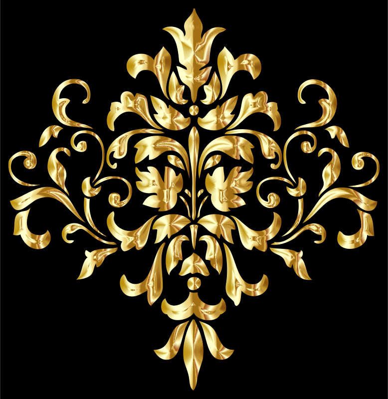 Golden Damask Design