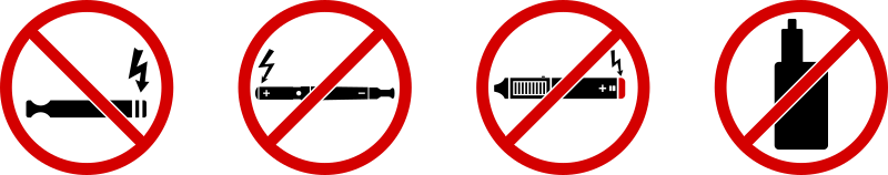 No vaping sign by Rones