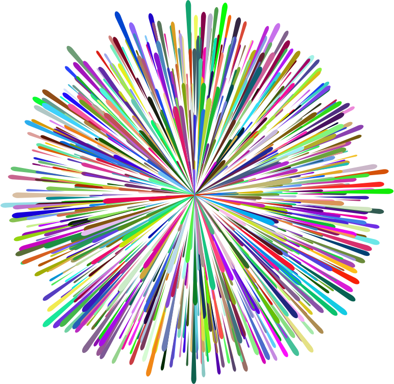 Put Colorful Fireworks Gif Animation PNG Images