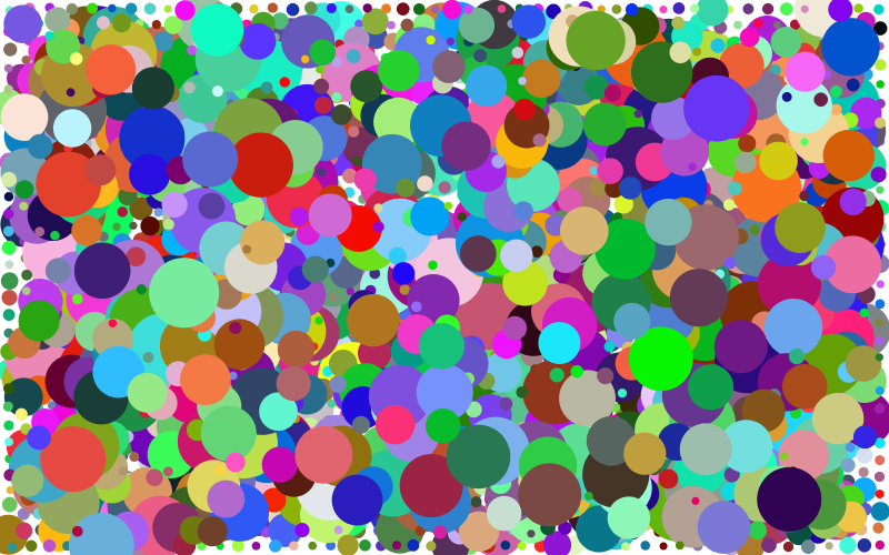 Prismatic Circles Background - Openclipart