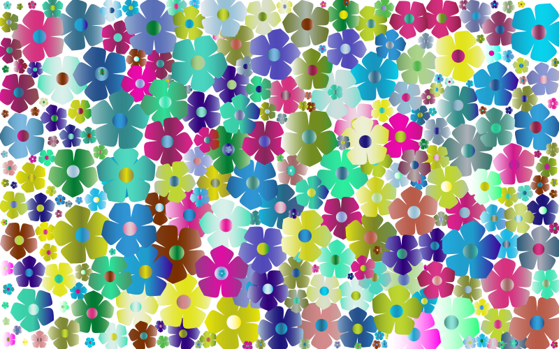 Simple Floral Background 3 No Black