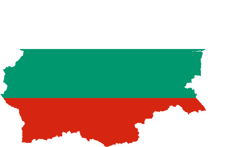 Bulgaria Map Flag