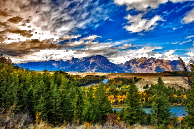 Surreal Grand Tetons