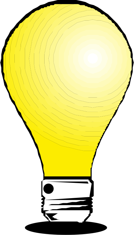 light bulb clipart transparent