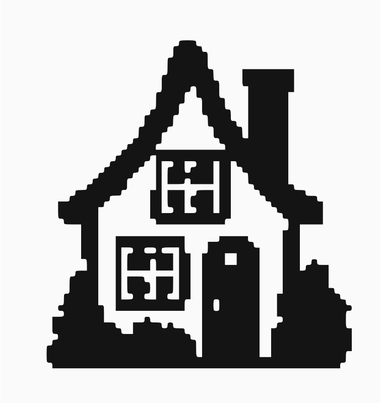 Bit house. Дом из пикселей. Дом семейки Аддамс. Icons House pixelart.