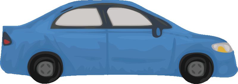 Rough car (blue)