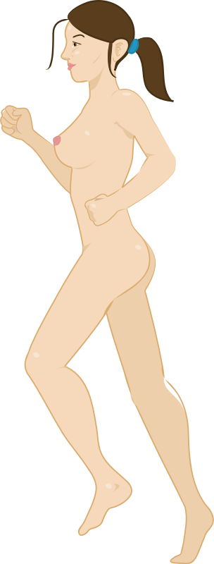 Naked Jogging Woman