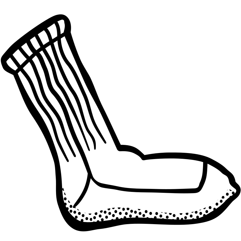 sock - lineart