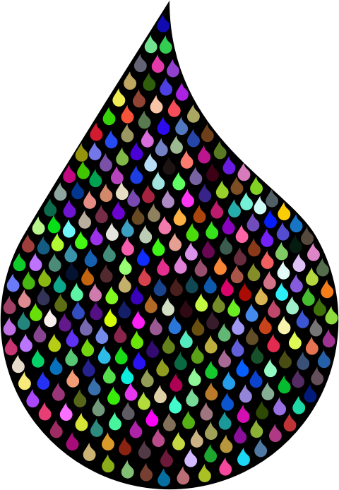 Prismatic Drops Fractal