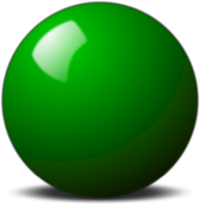 Green Snooker Ball