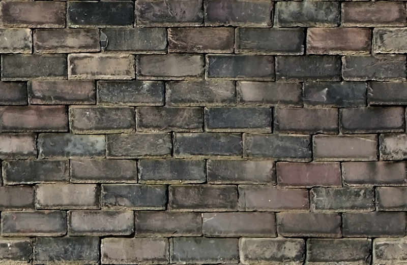 Dirty multicoloured roof tiles