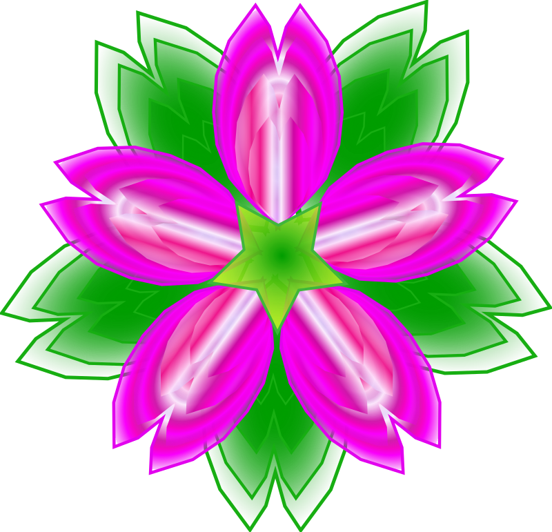 Five-petalled flower