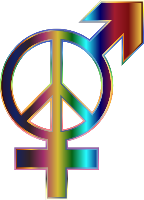 Psychedelic Gender Peace No Background