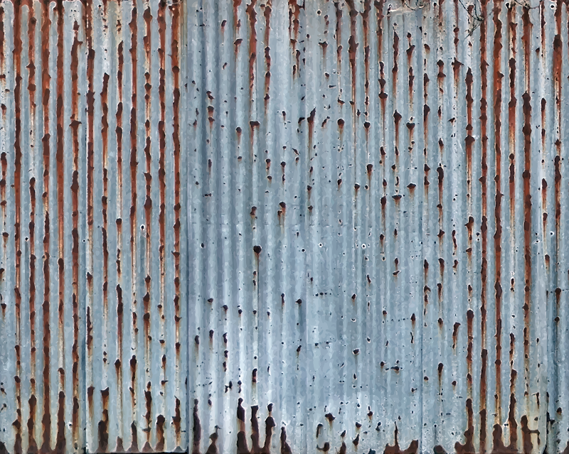 Corrugated metal 8