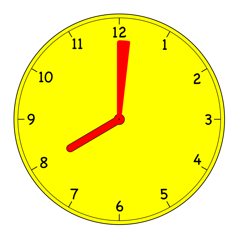 Clock one minute