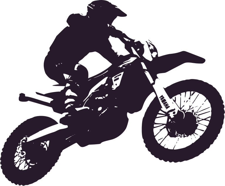 Motorbike Enduro Silhouette