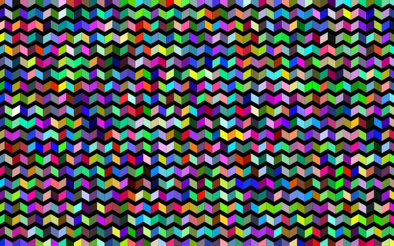 Prismatic Chevrons Pattern With Background