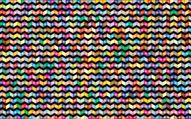 Prismatic Chevrons Pattern 2 With Background
