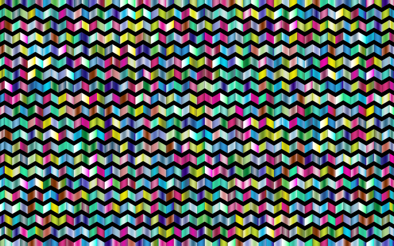 Prismatic Chevrons Pattern 3 With Background