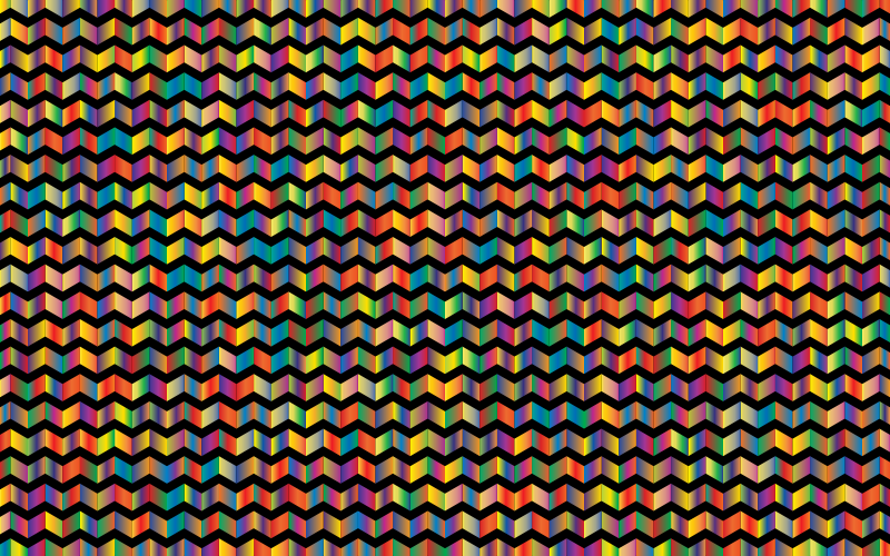 Prismatic Chevrons Pattern 4 With Background