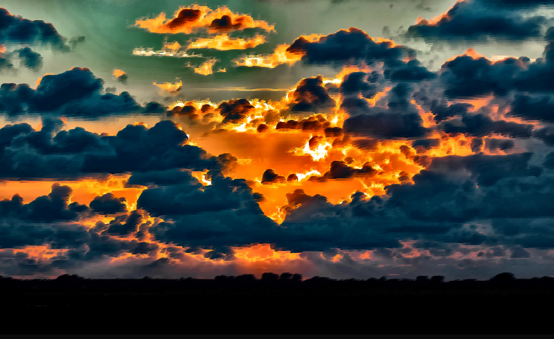 Surreal Evening Sky