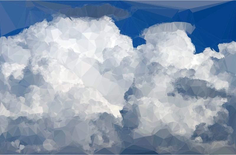 Low Poly Cloudscape 4